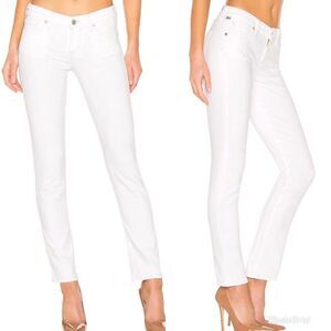Revolve Citizens of Humanity Racer Low Rise Skinny Jeans in Sea Salt